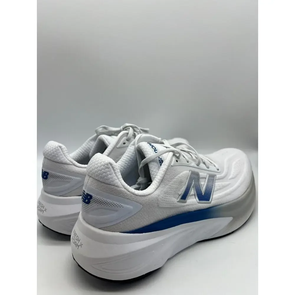 New Balance Fresh Foam X More V6 Men’s Size 11 White Blue Agate MMORLB6 New